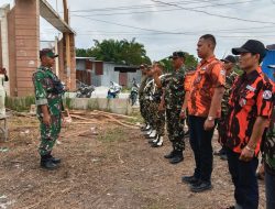 Komsos Dengan Ormas Pemuda Pancasila, Babibsa Koramil 05/KK Ajak Ikut Menjaga Keamanan Wilayah