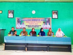Serka MJ Ginting Hadiri Sosialisasi Kesehatan Anak