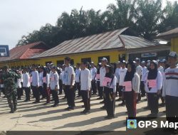 Masa Orientasi Pengenalan Lingkungan Sekolah, Anggota Koramil 16/Tapung Beri Materi PBB Bagi Peserta Didik Baru
