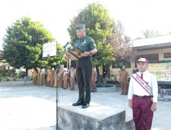 Babinsa 01/Bkn Berikan Nasehat Dan Motifasi Kepada Siswa/i