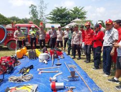 Peltu M. Sitepu Hadiri Apel Kesiapan Penanggulangan Karhutla