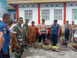 Babinsa Koramil 15/KK Hadiri Apel Siaga Perlengkapan Posko Karhutla