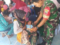 Babinsa Koramil 07/Kampar Lakukan Pendampingan Percepatan Penurunan Stunting di Wilayah Binaan