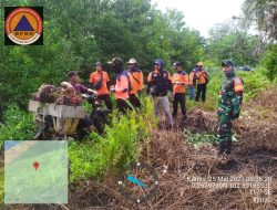 Babinsa Tingkatkan Patroli Karlahut dan Sekaligus Sosialisasi