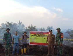 Dua Hari Petugas Gabungan Padamkan Karhutla Lahan Gambut di Rokan Hulu Riau