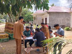 Babinsa Koramil 05/Kampar Kiri Dampingi Penyaluran Program Hanpangan