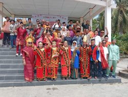 Pawai Budaya Kecamatan Pangkalan Kuras, Desa Talau juara Satu