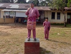 UPT SDN 010 Sibiruang Gelar Upacara HUT Provinsi Riau Ke-66 Tahun