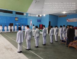 Danramil 05/Kampar Kiri Hadiri Pengukuhan Paskibra Tingkat Kecamatan