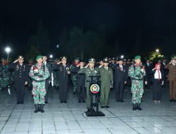 Dandim 0313/Kpr Pimpin Apel Kehormatan dan Renungan Suci Dalam Rangka Memperingati HUT RI Ke- 78 Tahun 2023
