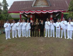 Danramil 05/Kampar Kiri Hadiri Upacara Detik-Detik Proklamasi HUT RI Ke-78