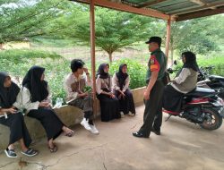 Komsos Dengan Pemuda dan Pemudi, Babinsa Koramil 13/Rokan Berikan Edukasi Akan Bahaya Narkoba