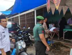 Petugas Gabungan Himbau Warga Jaga Kebersihan dan Keamanan Dilingkungan Desa
