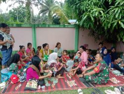 Peran Aktif Monitor Stunting,Babinsa 09/Langgam Komsos Dengan Kader Posyandu