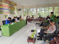 Peltu Suriadi Danposramil 16/Tapung Beserta Anggota Mendampingi kunjungan Kerja Pj Bupati Kampar di Kecamatan Tapung Hulu