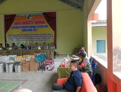 Dukung Pertumbuhan Ekonomi, Babinsa Koramil 16/Tapung Hadiri RAT KUD Berkah Lestari Jaya