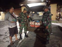 Anggota Koramil 08/Tandun Laksanakan Operasi Penyakit Masyarakat Bersama Tim Gabungan
