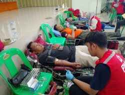 Jelang HUT TNI Ke-78, Kodim 0313/KPR Gelar Bakti Sosial Donor Darah