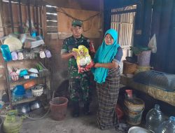 Babinsa Masuk Dapur, Wujud Kepedulian TNI untuk Warga Kurang Mampu