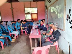 Babinsa Bersama Bhabinkamtibmas Komsos Dengan Pelajar Sampaikan Bahaya Narkoba