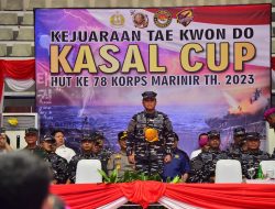 Kejuaraan Taekwondo Kasal Cup TNI AL Resmi Dibuka, 1.200 Atlet Ikut Bertanding