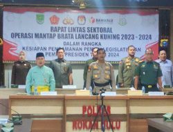 Danramil 02 Rambah Kodim 0313/KPR Hadiri Rapat Lintas Sektoral Operasi Mantap Brata Lancang Kuning