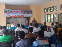 Cegah Karhutla, Babinsa Koramil 16/Tapung Sosialisasikan Karhutla Kepada Perwakilan Perangkat Desa Se- Kecamatan Tapung Hilir