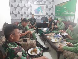 Danrem 031/WB Kunjungi Koramil 05/Kampar Kiri