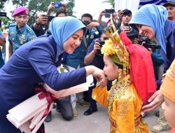 Ini Pesan Ny Fera Muhammad Ali Saat Resmikan Gedung Yos Sudarso SMK Hang Tuah Belawan