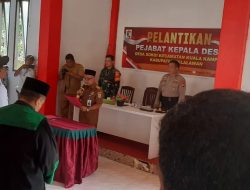 Babinsa Koramil 15/Kk Hadiri Pelantikan Kepala Desa Sokoi