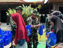 Bentuk Kepedulian Sosial, Puspomal Gelar Bakti Sosial Ditengah Latihan Perang