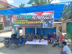 Babinsa Koramil 09/ Langgam Monitoring Kegiatan Penggalangan Dana Untuk Peduli Palestina