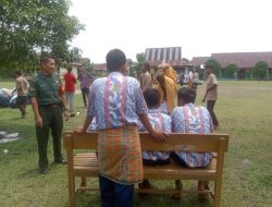 Sambangi Lingkungan Sekolah, Babinsa Koramil 16/Tapung Imbau Siswa Jauhi Narkoba, Tawuran dan Bullying