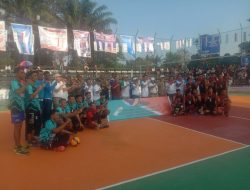 Open Turnamen Bola Volly di Wilayah Binaan, Danramil 16/Tapung Himbau Tingkatkan Sportifitas dan Junjung Tinggi Tali Silahturahmi