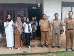 Camat Monitoring Pasca Penetapan Lokus Stunting Desa Bandur Picak