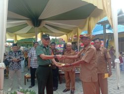 Momentun HUT Desa Binaan, Babinsa Koramil 16/Tapung Rajut Silahturahmi Dengan Warga