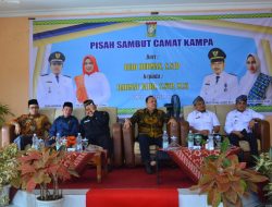 Kecamatan Kampa Gelar Acara Pisah Sambut Dari Camat Lama,Dedi Herman,S.STP Kepada Rahmat Fajri,S.STP,M.Si