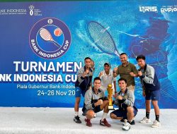 Prajurit TNI AL Berhasil Raih Juara I Pada Kejuaraan Tenis Piala Gubernur Bank Indonesia 2023