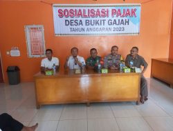 Babinsa Hadiri Sosialisasi Pajak di Desa Bukit Gajah