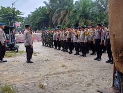 Amankan Eksekusi Lahan, Batuud Koramil 16/Tapung Himbau Anggota Agar Pendekatan Secara Persuasif