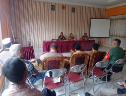 Danramil 01/Bkn Letkol inf (Har) H Yuhardi Rapat Rencana Goro Massal di Kecamatan Bangkinang Kota