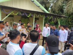Jaga Stabilitas Keamanan Wilayah Teritorial, Danramil 16/Tapung Pimpin Amankan Eksekusi Lahan Sengketa