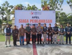 Pabung Pelalawan Wakili Dandim 0313/KPR Hadiri Apel Siaga Pengawasan Pemilu Tahun 2024