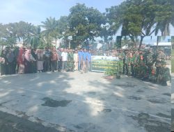 Peringati HJK, Babinsa Koramil 07/Kampar Kodim 0313/Kpr Adakan Penghijauan