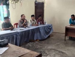 Didesa Tanjung Alai Kapolsek XIII Koto Kampar Memberikan Himbauan Kamtibmas Menghadapi Pesta Demokrasi Tahun 2024