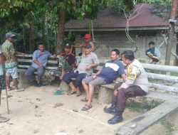 Bhabinkamtibmas Desa Balung Berikan Himbauan Pemilu Damai 2024 Kepada Warga Balung