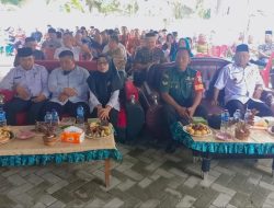 Babinsa Hadiri Acara Pisah Sambut Jabatan Lurah Sorek Satu