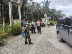Warganya Protes Kinerja Karyawan PT. SA di Lahan KKPA, Babinsa Koramil 16/Tapung Pantau Unjuk Rasa Damai