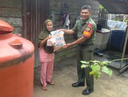 Hari Ini Babinsa Masuk Dapur Sebagai Bentuk Rasa Simpati Warga Binaan