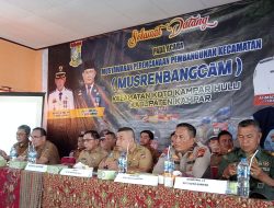Musrenbangcam Koto Kampar Hulu Tahun 2024 Digelar di Desa Tanjung